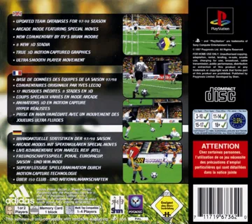 Adidas Power Soccer 2 (EU) box cover back
